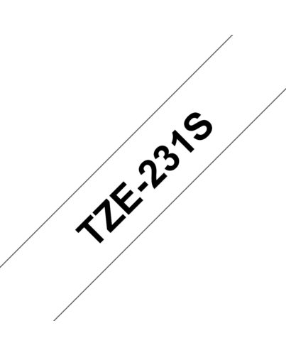 Brother TZE231S2 label-making tape Black on white TZe TZE231S2