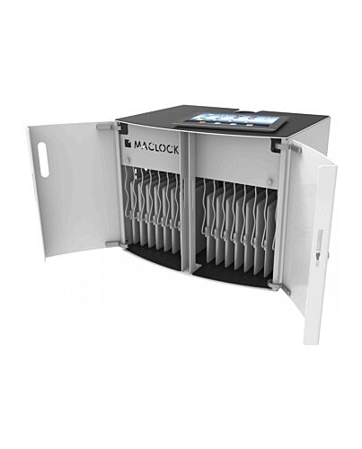 Compulocks CartiPad Tablet / Laptop Charging Cabinet For Counter Top or Wall Mount UK Power Plug SOLO-UK