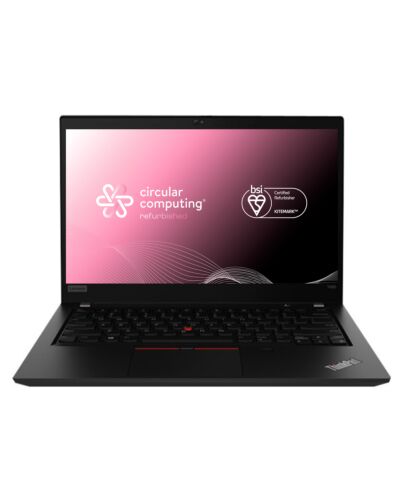 Circular Computing BSI  Lenovo ThinkPad T490 Refurbished Laptop, Intel core i5 8th Gen, 16GB, 256GB SSD, 14” Full HD, Windows 11 Pro. The highest quality refurbished laptops in the world. CLT490I516256W11UK