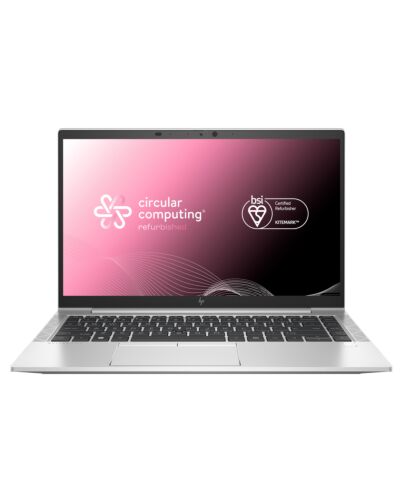 Circular Computing BSI  HP EliteBook 840 G8 Refurbished Laptop, Intel Core i5 11th Gen, 16GB, 256GB SSD, 14” Full HD, Windows 11 Pro. The highest quality refurbished laptops in the world. CHP840G8I516256W11UK