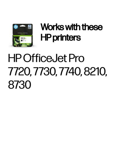 HP 953XL High Yield Black Original Ink Cartridge L0S70AE#BGY