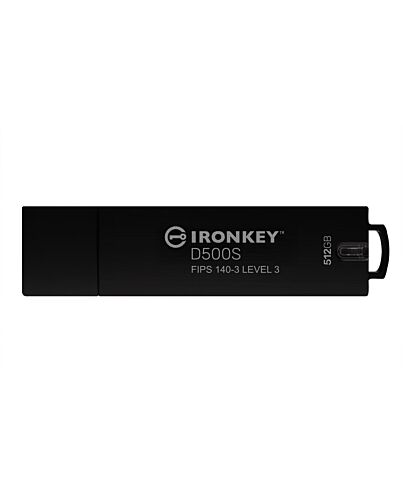 Kingston Technology IronKey 512GB D500S FIPS 140-3 Lvl 3 AES-256 IKD500S/512GB