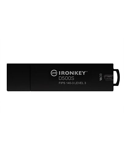 Kingston Technology IronKey 16GB D500S FIPS 140-3 Lvl 3 AES-256 IKD500S/16GB