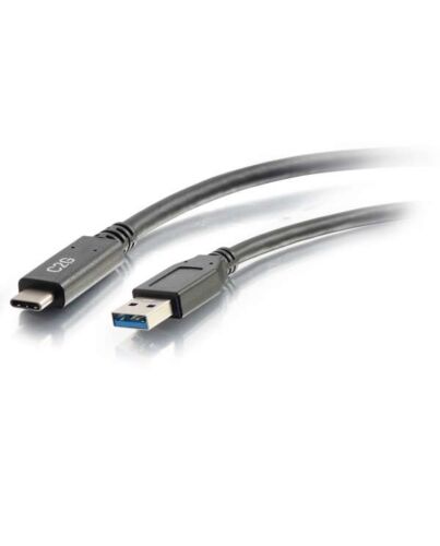 C2G 3M USB-C® to USB-A SuperSpeed USB 5Gbps Cable M/M - Black 28833