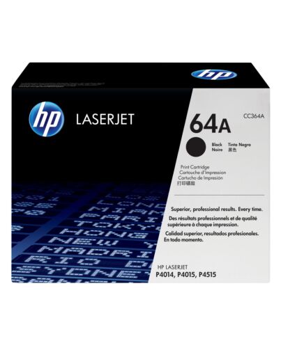 HP 64A Black Original LaserJet Toner Cartridge CC364A