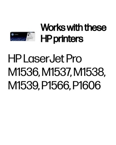 HP 78A Black Original LaserJet Toner Cartridge CE278A