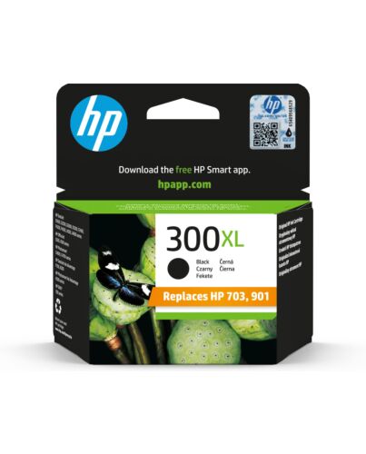 HP 300XL High Yield Black Original Ink Cartridge CC641EE
