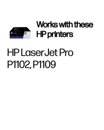 HP 85A 2-pack Black Original LaserJet Toner Cartridges CE285AD