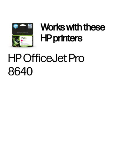 HP 951XL High Yield Magenta Original Ink Cartridge CN047AE#BGX