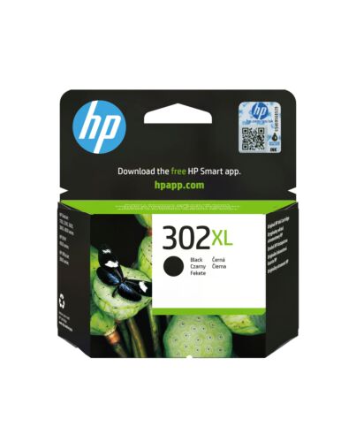 HP 302XL High Yield Black Original Ink Cartridge F6U68AE