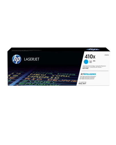 HP 410X High Yield Cyan Original LaserJet Toner Cartridge CF411X