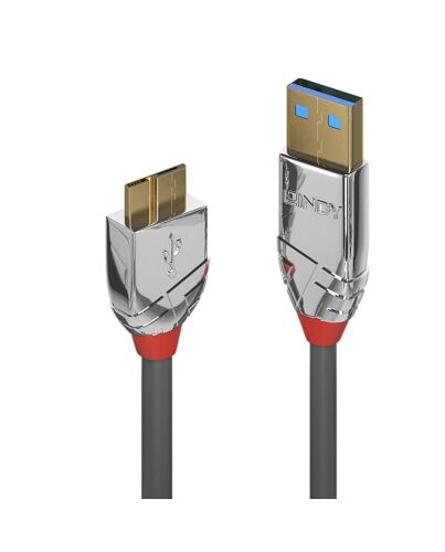 Lindy 3m USB 3.2 Type A to Micro-B Cable, 5Gbps, Co Line 36659