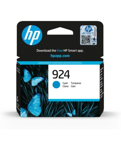 HP 924 Cyan Original Ink Cartridge 4K0U3NE#301