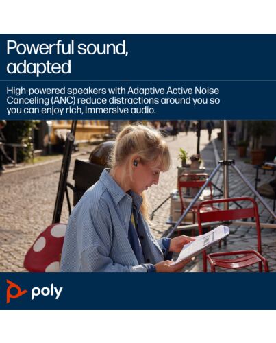 HP Poly Voyager Free 20 Black Earbuds +Basic Charge Case Customer Special 1 A28PXAA#ABB