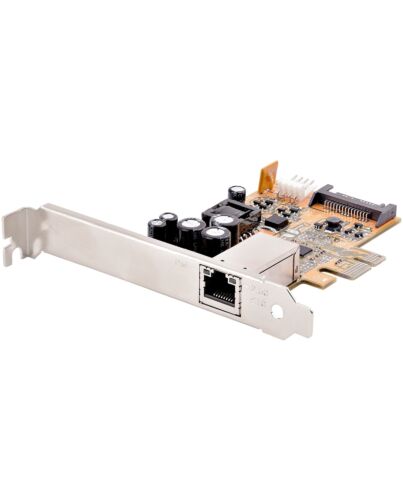 StarTech.com 1 Port 2.5Gbps PoE Network Card, PCIe Ethernet Card w/RJ45, 30W 802.3at PoE NIC for Desktops/Servers, Network PoE LAN Adapter w/Low-Profile Bracket, NBaseT, Windows/Linux ST1000PEXPSE