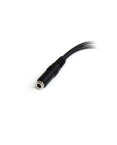 StarTech.com 3.5mm 4 Position to 2x 3 Position 3.5mm Headset Splitter Adapter - F/M MUYHSFMM
