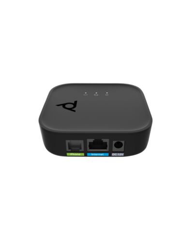 HP Poly ATA 400 1FXS Voice Port VoIP Adapter with Open SIP and Power Supply 8F3H4AA#AC3