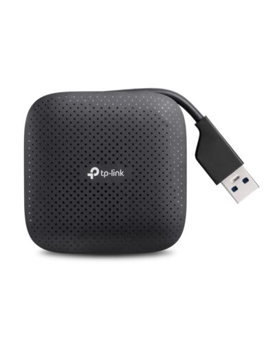 TP-Link UH400 interface hub USB 3.2 Gen 1 (3.1 Gen 1) Type-A 5000 Mbit/s Black UH400