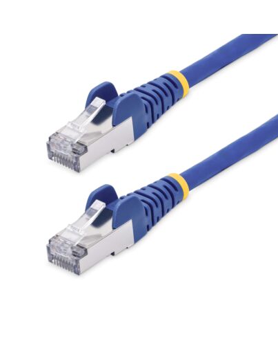 StarTech.com 1m Blue CAT8 Ethernet Cable, Snagless RJ45, 25G/40G, 2000MHz, 100W PoE++, S/FTP, 26AWG Pure Bare Copper Wire, LSZH, Shielded Network Patch Cord w/Strain Reliefs, Individually Tested NLBL-1M-CAT8-PATCH