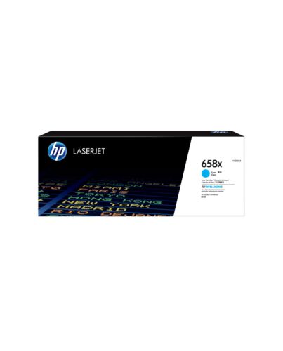 HP 658X High Yield Cyan Original LaserJet Toner Cartridge W2001X