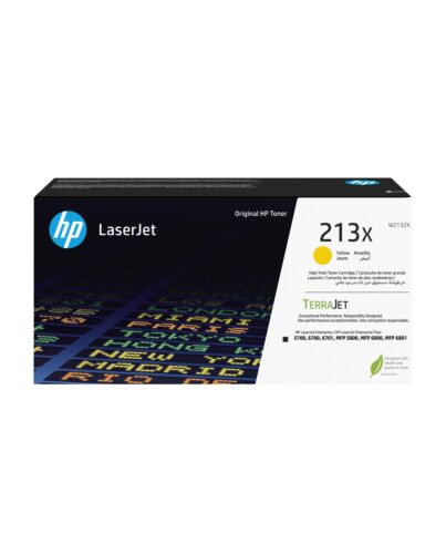 HP 213X High Yield Yellow Original LaserJet Toner Cartridge W2132X