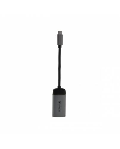 Verbatim 49143 video cable adapter 0.1 m USB Type-C HDMI Black, Silver 49143