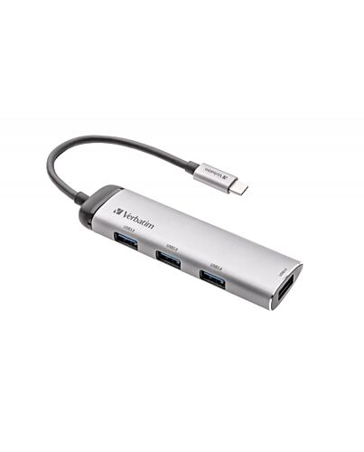 Verbatim USB-C Multiport Hub Four port USB 3.2 Gen 1 49147