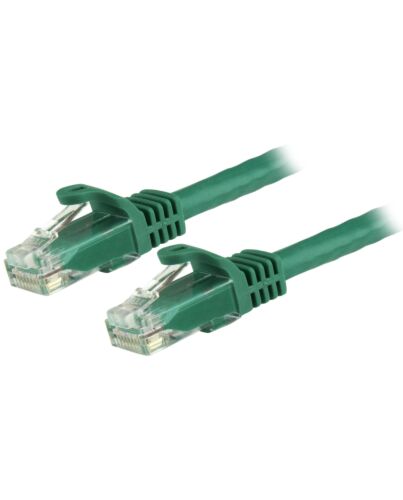StarTech.com 50cm CAT6 Ethernet Cable - Green CAT 6 Gigabit Ethernet Wire -250MHz 100W PoE RJ45 UTP Network/Patch Cord Snagless w/Strain Relief Individually Tested N6PATC50CMGN