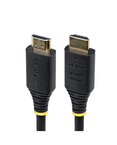 StarTech.com 5m (16ft)  Ultra High Speed HDMI Cable, 8K 60Hz/4K 120Hz, HDMI 2.1 Cable with HDR10+ / eARC, 48Gbps, 8K HDMI Cord for Monitor/TV/Display, Flexible TPE Jacket HDMI21-CBL-8K60-5M