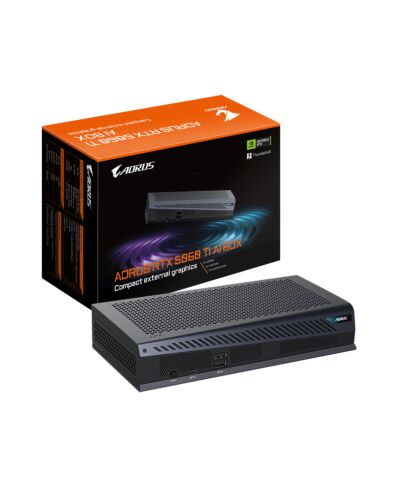 GIGABYTE AORUS RTX 5060 Ti AI BOX Graphics Card - 16GB GDDR7, 128bit, PCI-E 5.0, 2572MHz Core Clock, 3 x DP 2.1, 1 x HDMI 2.1, GV-N506TIXEB-16GD GV-N506TIXEB-16GD