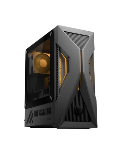 ASUS TUF Gaming T500 T500MV-13420H317W Intel® Core™ i5 i5-13420H 16 GB DDR5-SDRAM 1 TB SSD NVIDIA GeForce RTX 5060 Windows 11 Home Mini Tower PC Black, Grey T500MV13420H317