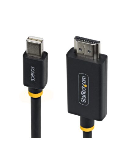 StarTech.com 2M-MDP-HDMI2-4K60 video cable adapter Mini DisplayPort HDMI Type A (Standard) Black 2M-MDP-HDMI2-4K60