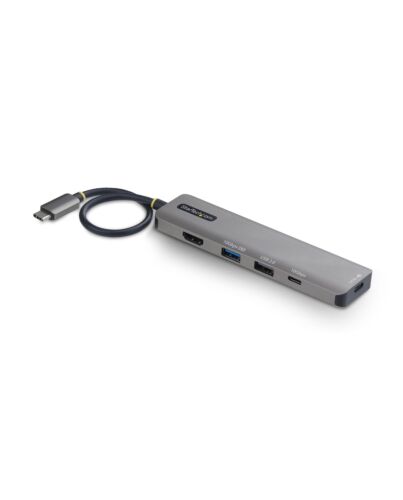 StarTech.com USB-C to HDMI Multiport Adapter with 140W PD Charging, 4K 60Hz, USB 10Gbps Hub, Type-C Mini Dock for MacBook / Dell / Thinkpad / HP 164B-USBC-MULTIPORT