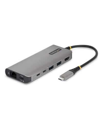 StarTech.com USB-C to HDMI Multiport Adapter with 140W PD Charging, 4K 60Hz, 5-Port USB 5Gbps Hub, GbE, Type-C Mini Dock for MacBook / Dell / Thinkpad / HP 315B-USBC-MULTIPORT