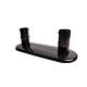 B-Tech SYSTEM 2 - Heavy Duty Twin Pole Ceiling / Floor Mount for Ø50mm Poles