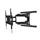 B-Tech Ultra-Slim Double Arm Flat Screen Wall Mount with Tilt and Swivel