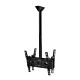 B-Tech Back-to-Back Universal Flat Screen Ceiling Mount with Tilt (VESA 400) - 1.5m Ø50mm Pole