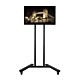 B-Tech Large Universal Flat Screen Trolley / Floor Stand (VESA 800 x 600) - 1.8m Ø50mm Poles
