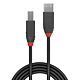 Lindy 2m USB 2.0 Type A to B Cable, Anthra Line