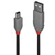 Lindy 5m USB 2.0 Type A to Mini-B Cable, Anthra Line