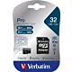 Verbatim Pro 32 GB MicroSDHC UHS Class 10