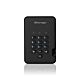 iStorage diskAshur² HDD 500GB Black | Secure Portable Hard Drive |AES-XTS 256-bit Hardware Encryption | PIN protected | OS & Platform Independent | TAA Compliant |Brute force  defence | Dust/Water Resistant