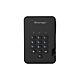 iStorage diskAshur2 256-bit 1TB USB 3.2 secure encrypted solid-state drive - Black IS-DA2-256-SSD-1TB-B
