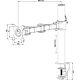 iiyama DS1001C-B1 monitor mount / stand 76.2 cm (30") Desk Black