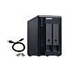 QNAP TR-002 storage drive enclosure HDD/SSD enclosure Black 2.5/3.5"