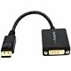 StarTech.com DisplayPort to DVI Adapter - DisplayPort to DVI-D Adapter Video Converter 1080p - DP 1.2 to DVI Monitor/Display Cable Adapter Dongle - DP to DVI Adapter - Latching DP Connector