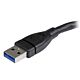StarTech.com USB 3.0 A-to-A extension cable - 6 in, black