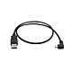 StarTech.com Micro-USB Charge-and-Sync Cable M/M - Right-Angle Micro-USB - 24 AWG - 0.5 m