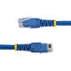StarTech.com 4ft CAT6 Ethernet Cable - Blue CAT 6 Gigabit Ethernet Wire -650MHz 100W PoE RJ45 UTP Molded Network/Patch Cord w/Strain Relief/Fluke Tested/Wiring is UL Certified/TIA