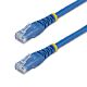 StarTech.com 4ft CAT6 Ethernet Cable - Blue CAT 6 Gigabit Ethernet Wire -650MHz 100W PoE RJ45 UTP Molded Network/Patch Cord w/Strain Relief/Fluke Tested/Wiring is UL Certified/TIA